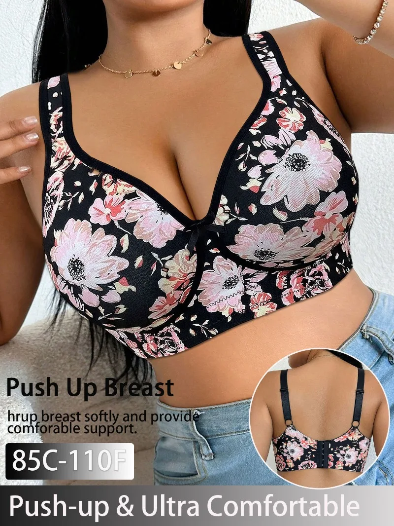 Minimizer Bra Women - Soutien-gorge en dentelle pour femmes rondes,