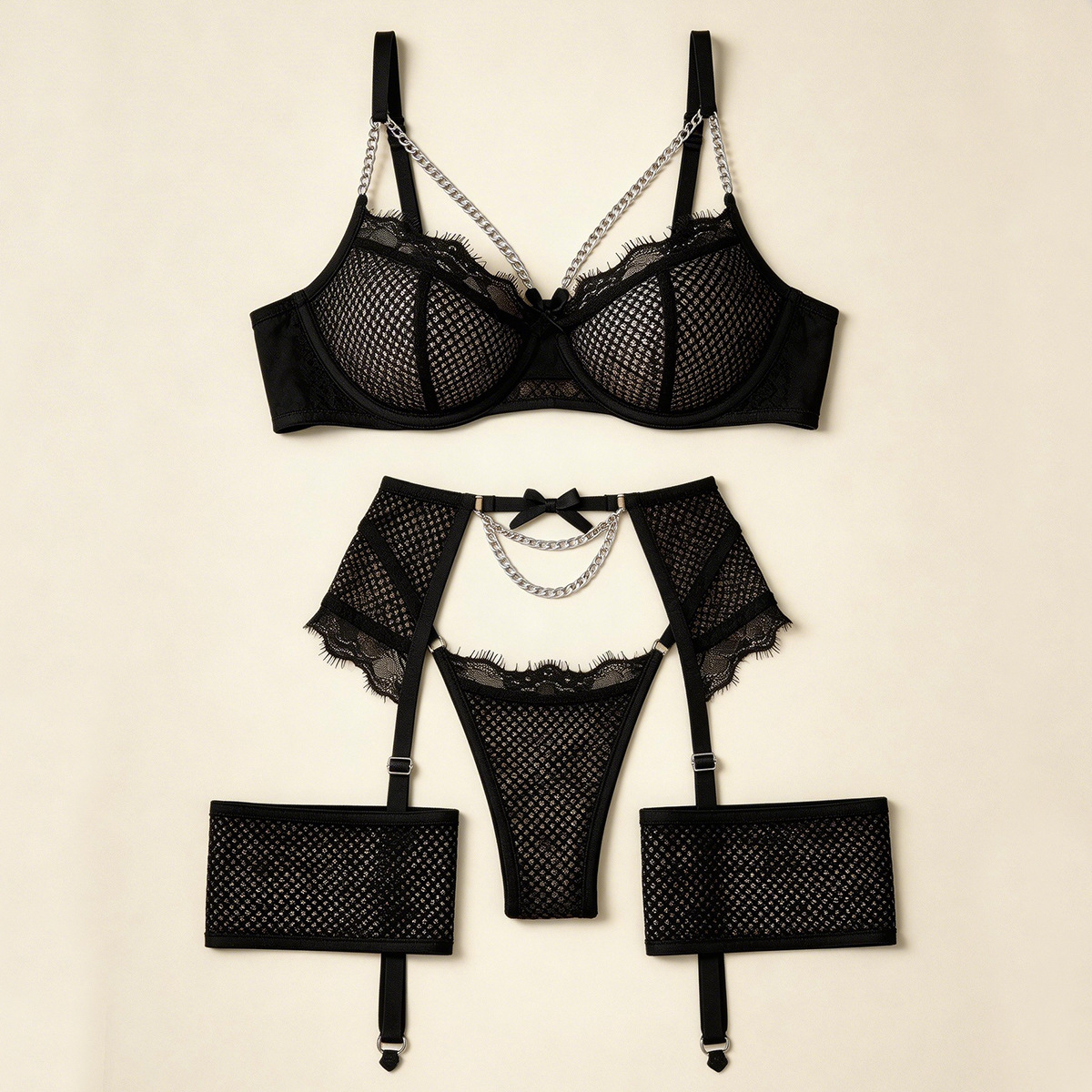 Ensemble de lingerie sexy, ens - Sheer Mesh Bra avis et prix