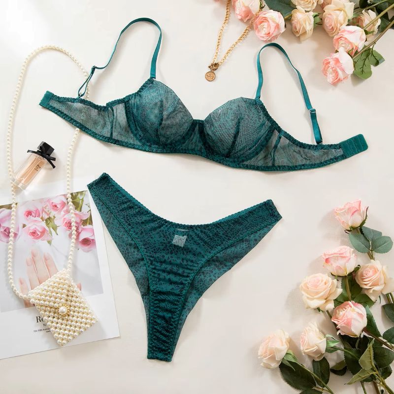 Ensemble de lingerie femme 2 p - Sheer Mesh Bra avis et prix