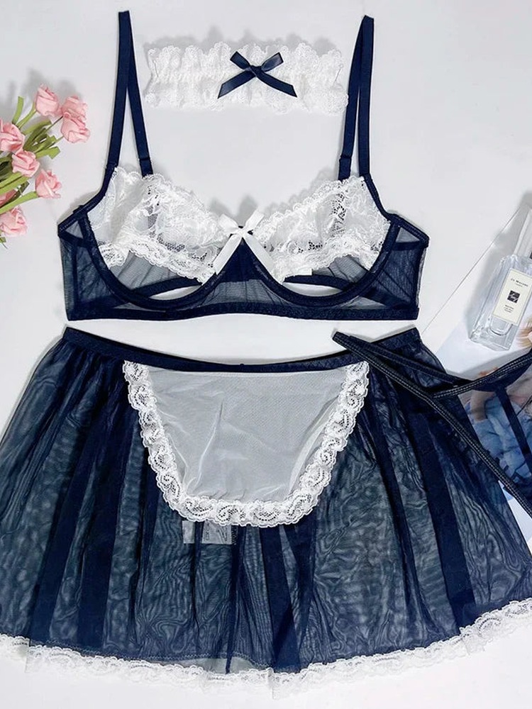 Ensemble de lingerie de femme, - Sheer Bra Lace avis et prix
